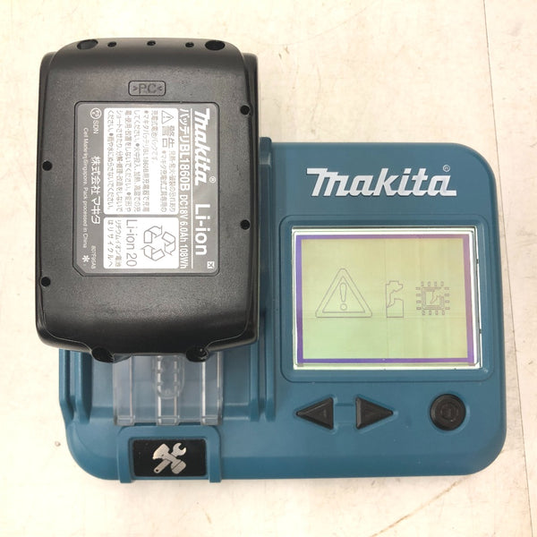 makita マキタ 18V 6.0Ah Li-ionバッテリ 残量表示付 雪マーク付 充電回数13回 BL1860B A-60464 中古美品