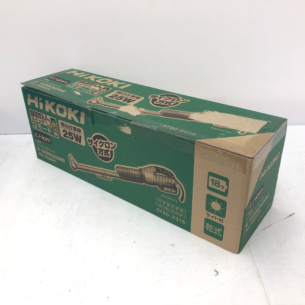 HiKOKI ハイコーキ 18V対応 コードレスクリーナ 1段サイクロン式 パネルスイッチ R18DB(S)(NN) 未使用品