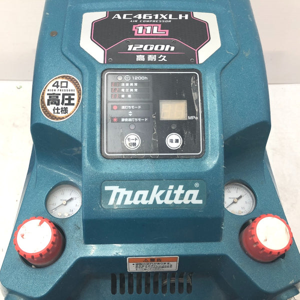 makita マキタ 高圧エアコンプレッサ 高圧専用 11L 1200hランプ点灯 AC461XLH 中古