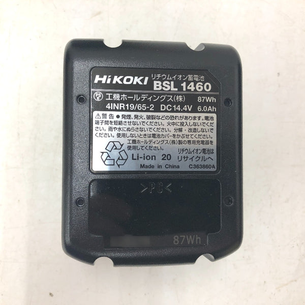 HiKOKI ハイコーキ 14.4V 6.0Ah Li-ionバッテリ リチウムイオン電池 化粧箱入 BSL1460 0033-8886 未使用品