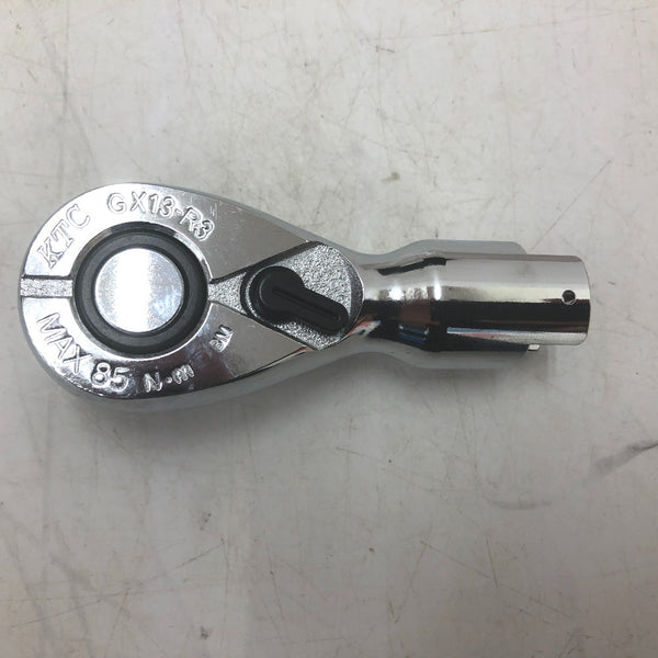 KTC 京都機械工具 デジラチェ Type rechargeable 充電式スパナ交換ヘッドセット 17～85N・m ラチェットヘッド付 TGEKR085S09 中古美品