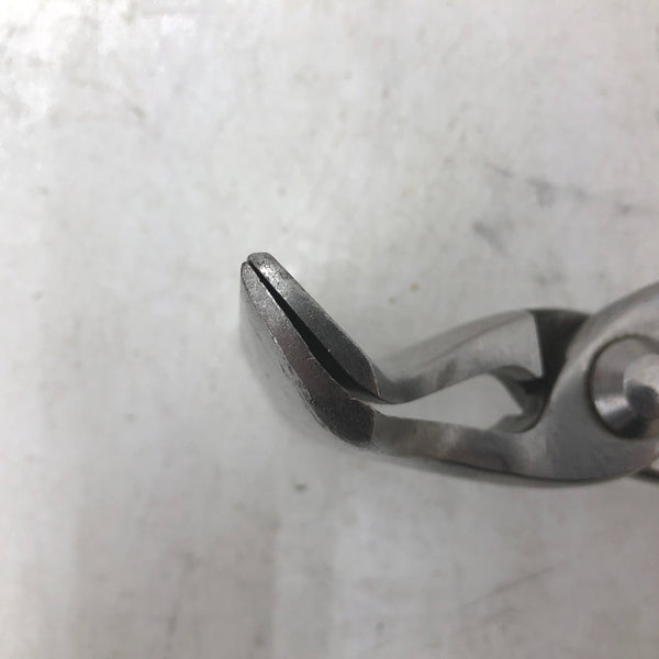 種光 ステンレス製 平掴箸 板金ツカミ 幅約85mm 中古