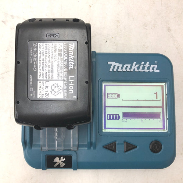 makita マキタ 18V 6.0Ah 充電式インパクトドライバ オーセンティックレッド ケース・充電器・バッテリ2個セット TD173DGXAR 中古美品