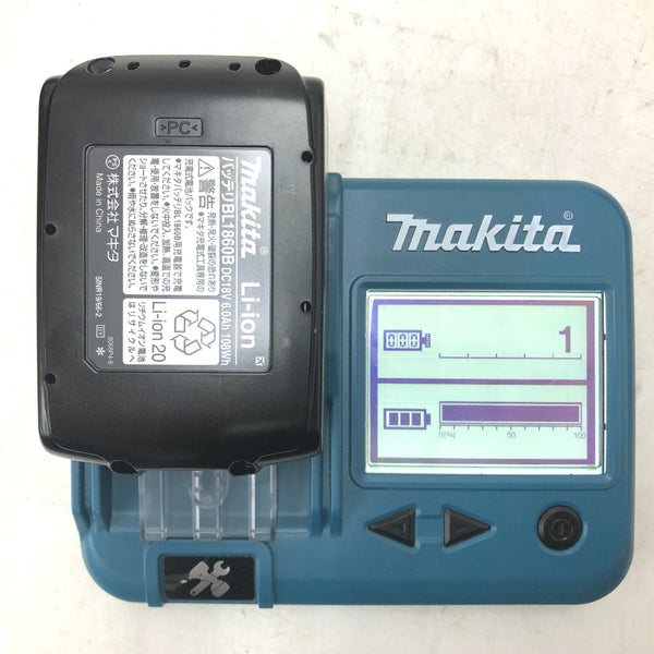 makita マキタ 18V 6.0Ah 充電式インパクトドライバ オーセンティックレッド ケース・充電器・バッテリ2個セット TD173DGXAR 中古美品