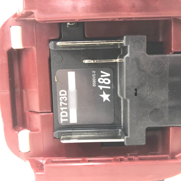 makita マキタ 18V 6.0Ah 充電式インパクトドライバ オーセンティックレッド ケース・充電器・バッテリ2個セット TD173DGXAR 中古美品