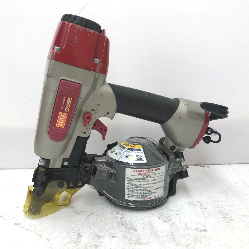 MAX マックス 50mm 釘打機 常圧コイルネイラ 下地専用機 CN-450 中古