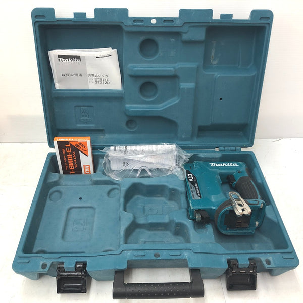 makita マキタ 14.4V対応 12×13mm 充電式タッカ CT線ステープル専用 本体のみ ケース付 ST311D 中古