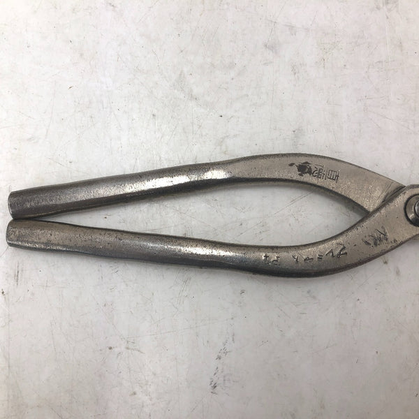 直徳 板金鋏 金切鋏 柳刃 プレミアム P1 全長約240mm 中古