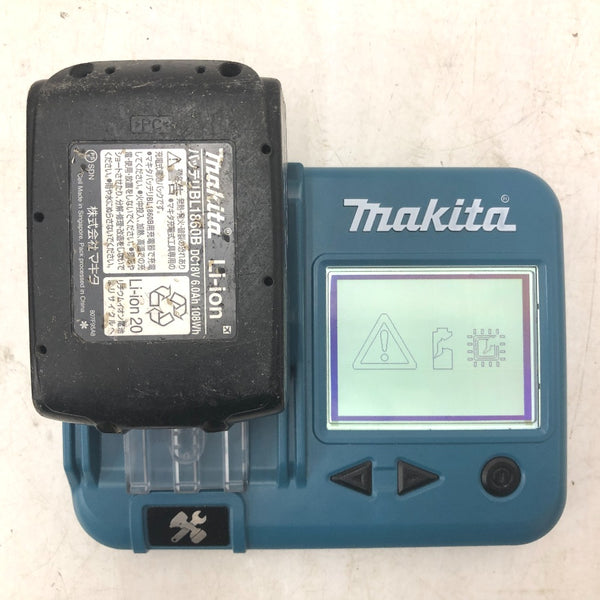 makita マキタ 18V 6.0Ah Li-ionバッテリ 残量表示付 雪マーク付 充電回数19回 BL1860B A-60464 中古