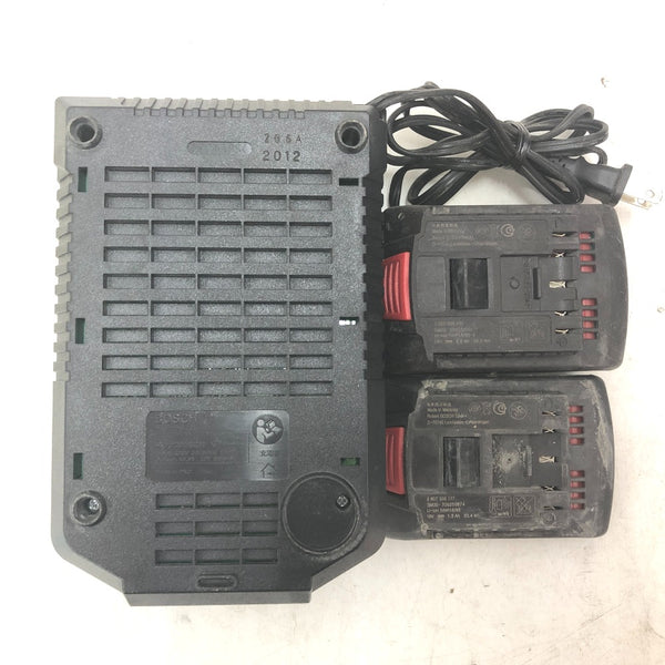BOSCH ボッシュ 18V バッテリーインパクトドライバ ケース・充電器・バッテリ2個セット やや軸ブレあり GDR18V-LI 中古