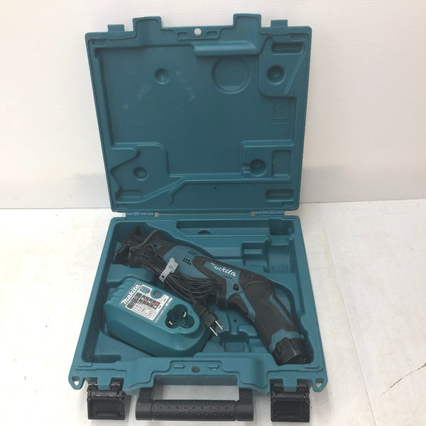 makita マキタ 10.8V 1.3Ah 充電式レシプロソー ケース・充電器・バッテリ1個セット JR101DW 中古