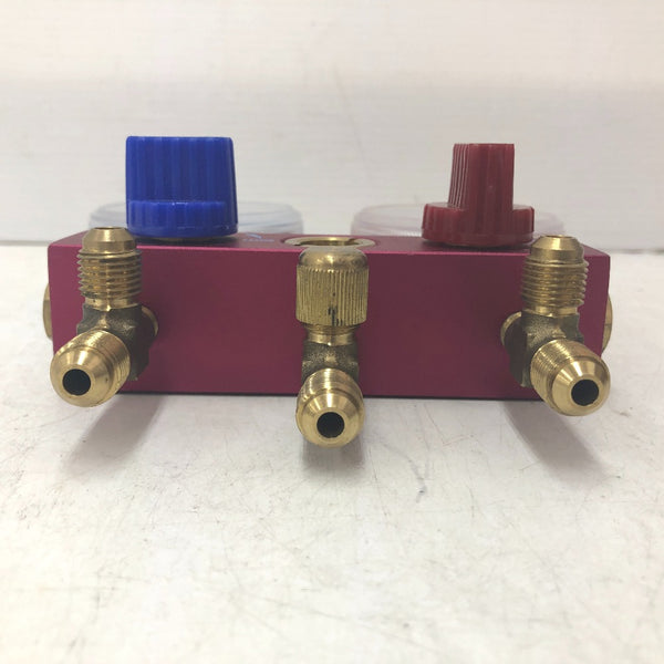 イチネンTASCO タスコ ボールバルブ式ゲージマニホールドキット R410AR32用 動作未確認 中古美品