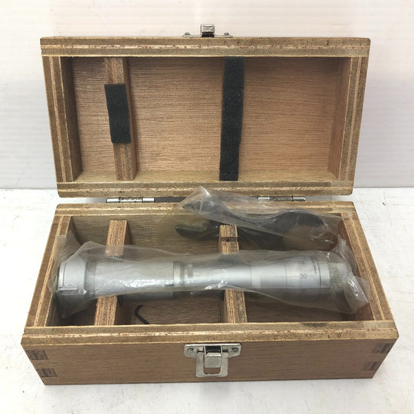MITSUTOYO ミツトヨ ホールテスト 三点式内側マイクロメータ 目盛0.005mm 測定範囲25～30mm H2 368-107 中古美品