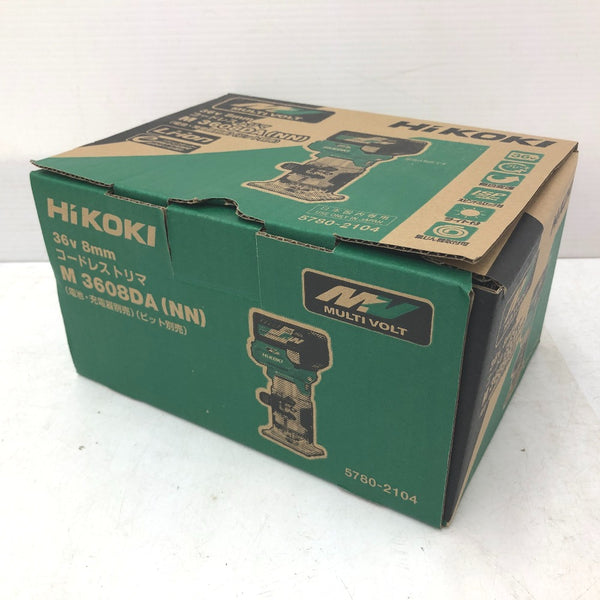 HiKOKI ハイコーキ マルチボルト36V対応 コードレストリマ 軸径6mm/8mm M3608DA 中古美品