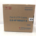 日本製線 Cat6 UTPケーブル LANケーブル 300m 白 0.5-4P NSGDT6 WH 未開封品