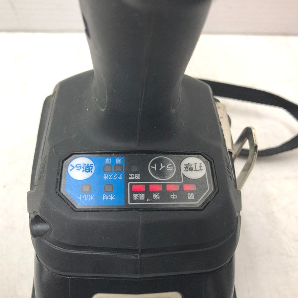 makita マキタ 18V 6.0Ah 充電式インパクトドライバ ブラック ケース・充電器・バッテリ2個セット TD171DRGXB 中古