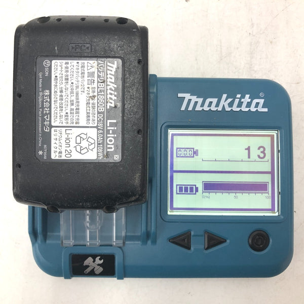 makita マキタ 18V 6.0Ah 充電式インパクトドライバ ブラック ケース・充電器・バッテリ2個セット TD171DRGXB 中古