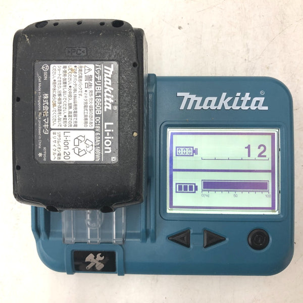 makita マキタ 18V 6.0Ah 充電式インパクトドライバ ブラック ケース・充電器・バッテリ2個セット TD171DRGXB 中古