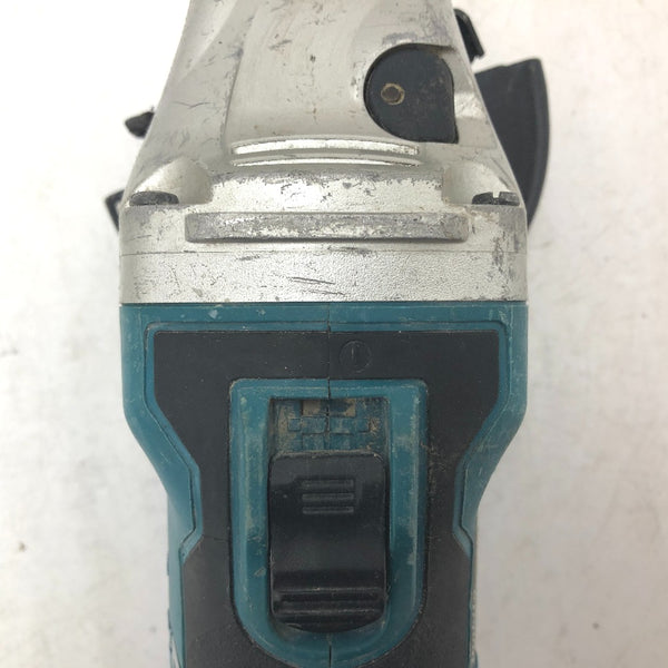 makita マキタ 18V対応 100mm 充電式ディスクグラインダ スライドスイッチタイプ 本体のみ GA404DN 中古