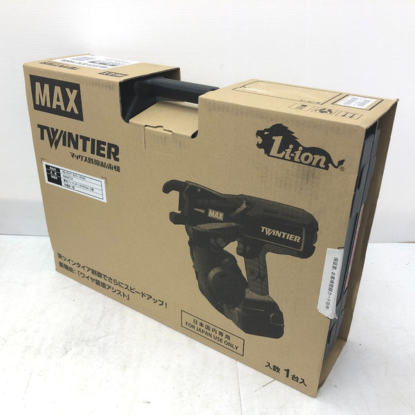 MAX マックス 14.4V 5.0Ah 充電式鉄筋結束機 ケース・充電器・バッテリ2個付 TWINTIER ツインタイア RB-612T-B2C/1450A RB90724 未使用品