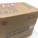 日本製線 Cat6 UTPケーブル LANケーブル 300m 白 0.5-4P NSGDT6 WH 未開封品
