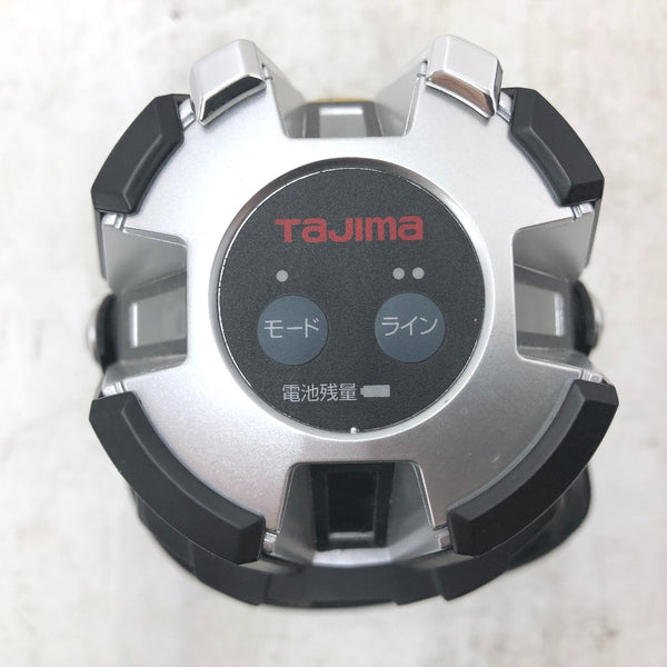 TAJIMA タジマ TJMデザイン レーザー墨出器 ブルーグリーンレーザー 矩十字・横 乾電池タイプ ケース・受光器付 ZEROB-KJY 中古美品