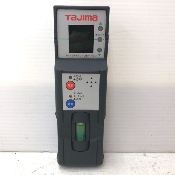 TAJIMA タジマ TJMデザイン レーザー墨出器 ブルーグリーンレーザー 矩十字・横 乾電池タイプ ケース・受光器付 ZEROB-KJY 中古美品
