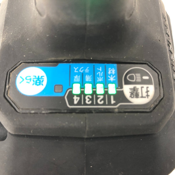 makita マキタ 14.4V 6.0Ah 充電式インパクトドライバ 黒 ケース・充電器・バッテリ2個セット TD162D 中古