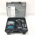 makita マキタ 14.4V 6.0Ah 充電式インパクトドライバ 黒 ケース・充電器・バッテリ2個セット TD162D 中古