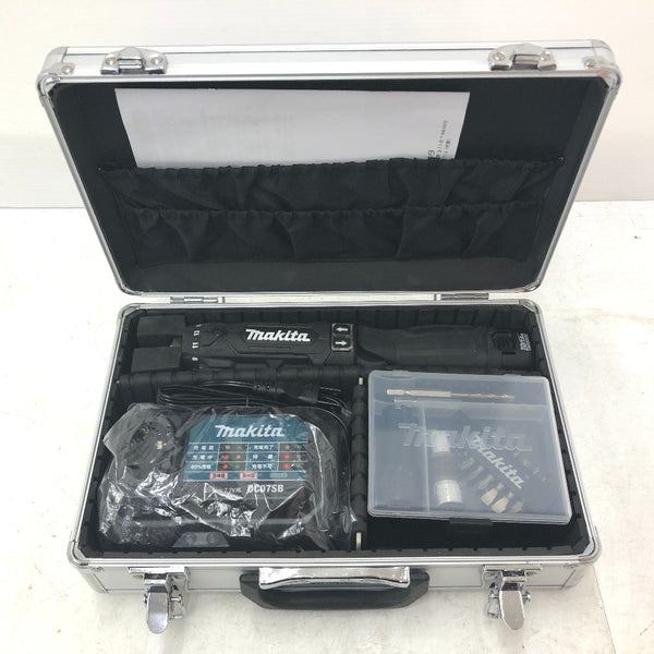 makita マキタ 7.2V 1.5Ah 充電式ペンドライバドリル 黒 ケース・充電器・バッテリ2個セット DF012DSHXB 中古