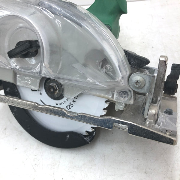 日立工機 HiKOKI ハイコーキ マルチボルト18V対応 コードレス集じん丸のこ マルノコ 本体のみ C18DYBL 中古