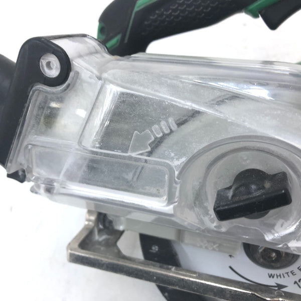 日立工機 HiKOKI ハイコーキ マルチボルト18V対応 コードレス集じん丸のこ マルノコ 本体のみ C18DYBL 中古