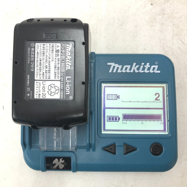 makita マキタ 18V 6.0Ah 充電式インパクトドライバ オーセンティックレッド ケース・充電器・バッテリ2個セット TD173DGXAR 中古美品