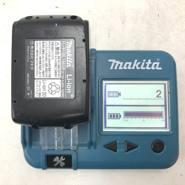 makita マキタ 18V 6.0Ah 充電式インパクトドライバ オーセンティックレッド ケース・充電器・バッテリ2個セット TD173DGXAR 中古美品