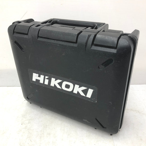 HiKOKI ハイコーキ マルチボルト36V コードレスインパクトドライバ フォレストグリーン ケース・充電器・バッテリ2個セット やや軸ブレあり ストラップ欠品 WH36DC 中古