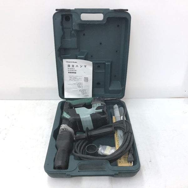 日立工機 HiKOKI ハイコーキ 100V 電動ハンマ 六角軸 ケース付 H41SA2 中古