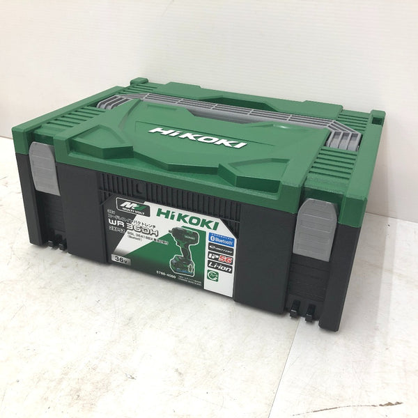 HiKOKI ハイコーキ マルチボルト36V 12.7mm コードレスインパクトレンチ アグレッシブグリーン ケース・充電器・バッテリ2個セット WR36DH(2XPSZ) 未使用品