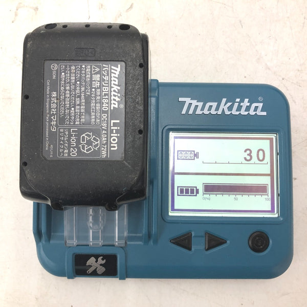 makita マキタ 18V 4.0Ah 充電式インパクトドライバ 青 ケース・充電器・バッテリ2個セット TD148D 中古