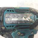 makita マキタ 18V対応 充電式インパクトドライバ 青 本体のみ バンパ欠品 TD170D 中古