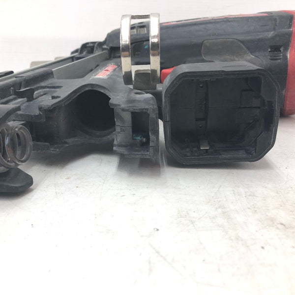 MAX マックス 25mm ガスネイラ ピン打機 収納ケース・充電器・バッテリ3個セット GS-725C 中古