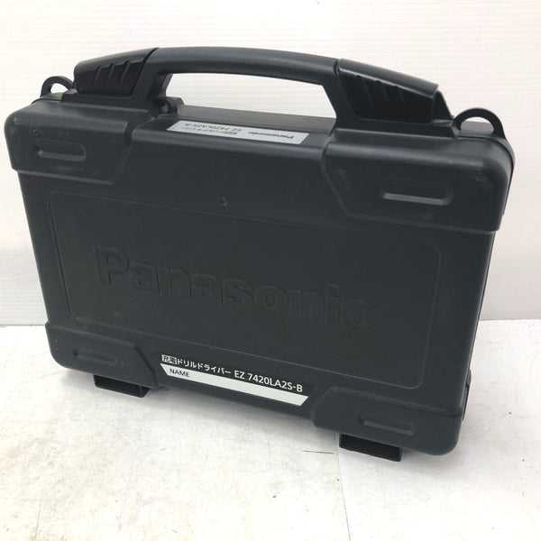 Panasonic パナソニック 7.2V 1.5Ah 充電ドリルドライバ 赤 ケース・充電器・バッテリ2個セット EZ7420LA2S-B 中古美品