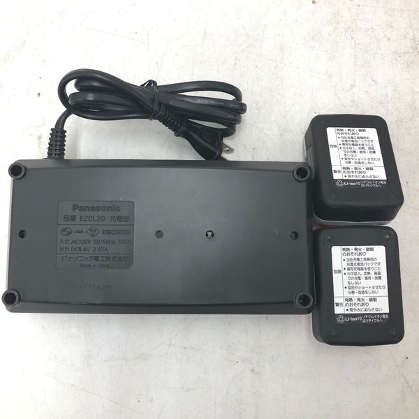 Panasonic パナソニック 7.2V 1.5Ah 充電ドリルドライバ 赤 ケース・充電器・バッテリ2個セット EZ7420LA2S-B 中古美品