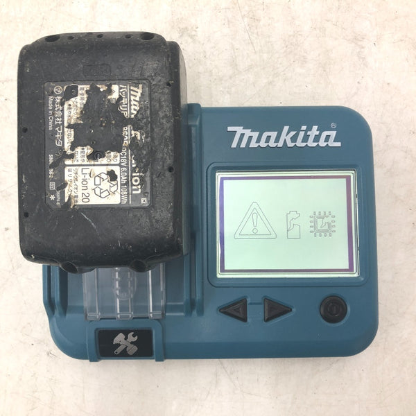 makita マキタ 18V 6.0Ah Li-ionバッテリ 残量表示付 雪マーク付 充電回数42回 BL1860B A-60464 中古
