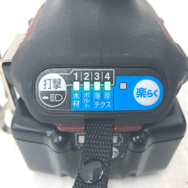 makita マキタ 18V 6.0Ah 充電式インパクトドライバ オーセンティックレッド ケース・充電器・バッテリ2個セット TD173DGXAR 中古美品