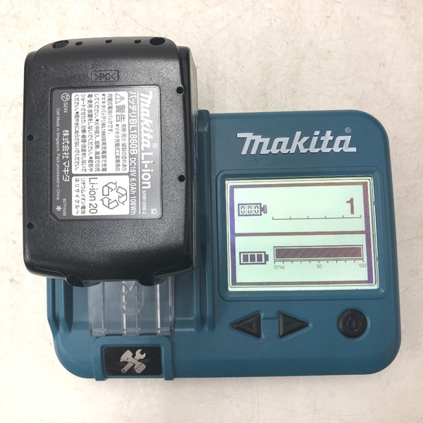makita マキタ 18V 6.0Ah 165mm 充電式マルノコ 青 ケース・充電器・バッテリ2個・鮫肌チップソーセット バッテリ満充電済 HS631DGXS 未使用品