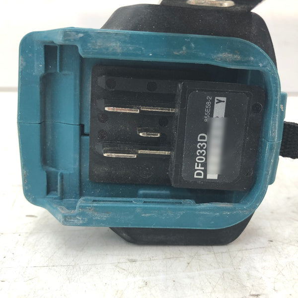 makita マキタ 10.8V 1.5Ah 充電式ドリルドライバ 青 ケース・充電器・バッテリ2個セット DF033D 中古