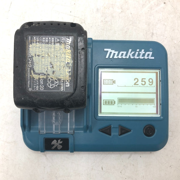 makita マキタ 14.4V 3.0Ah 充電式インパクトドライバ 青 ケース・充電器・バッテリ2個セット 型番不明 中古