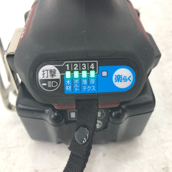 makita マキタ 18V 6.0Ah 充電式インパクトドライバ オーセンティックレッド ケース・充電器・バッテリ2個セット TD173DGXAR 中古美品