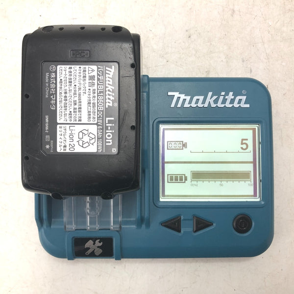 makita マキタ 18V 6.0Ah 充電式インパクトドライバ オーセンティックレッド ケース・充電器・バッテリ2個セット TD173DGXAR 中古美品