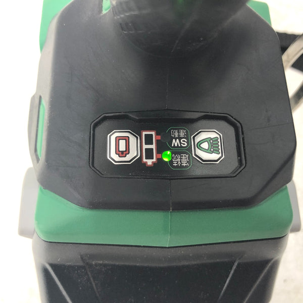 日立工機 HiKOKI ハイコーキ 18V 6.0Ah コードレスインパクトドライバ アグレッシブグリーン ケース・充電器・バッテリ2個セット WH18DDL2(2LYPK)(L) 中古美品